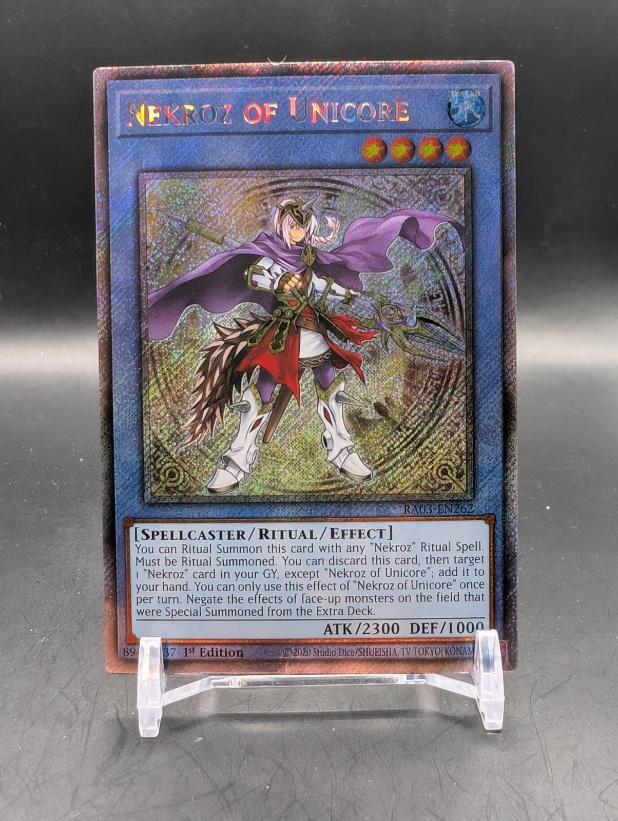 Nekroz of Unicore (Quarter Century Secret Rare) RA03-EN262