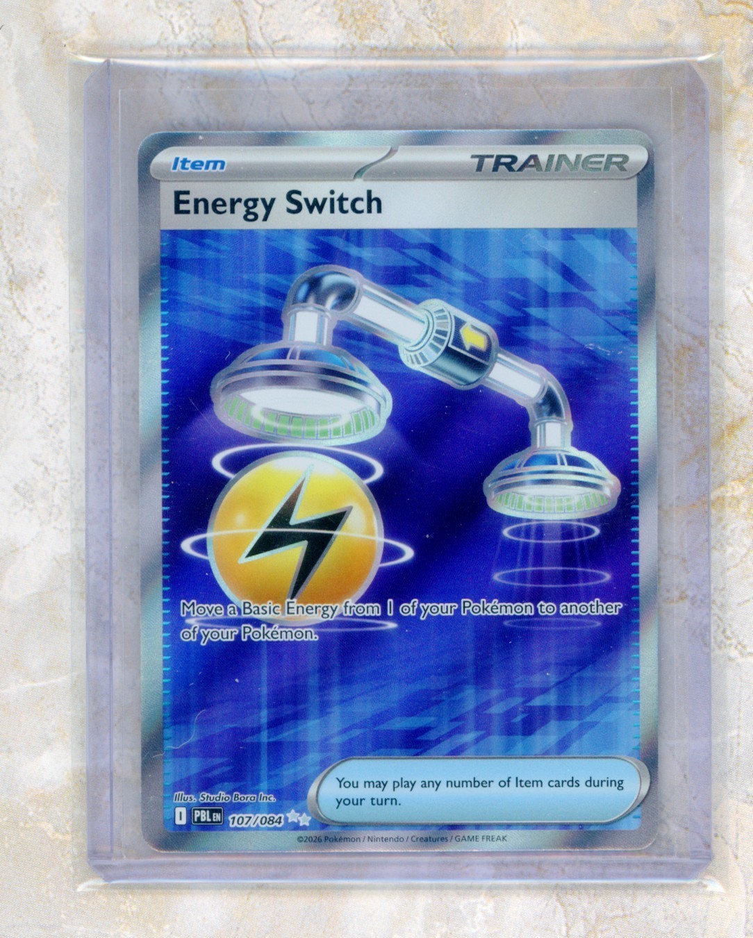 2026 Pokemon PBL EN-Pitch Black #107 Energy Switch Ultra Rare UR
