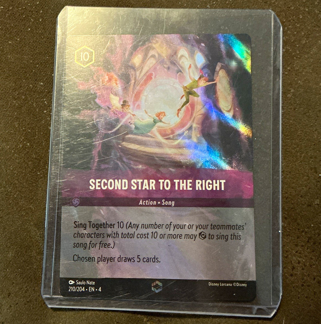 Disney Lorcana Second Star to the Right Enchanted Holo 210/204 Ursula’s Return