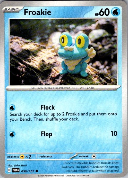 FROAKIE 056/167 TWILIGHT MASQUERADE POKEMON