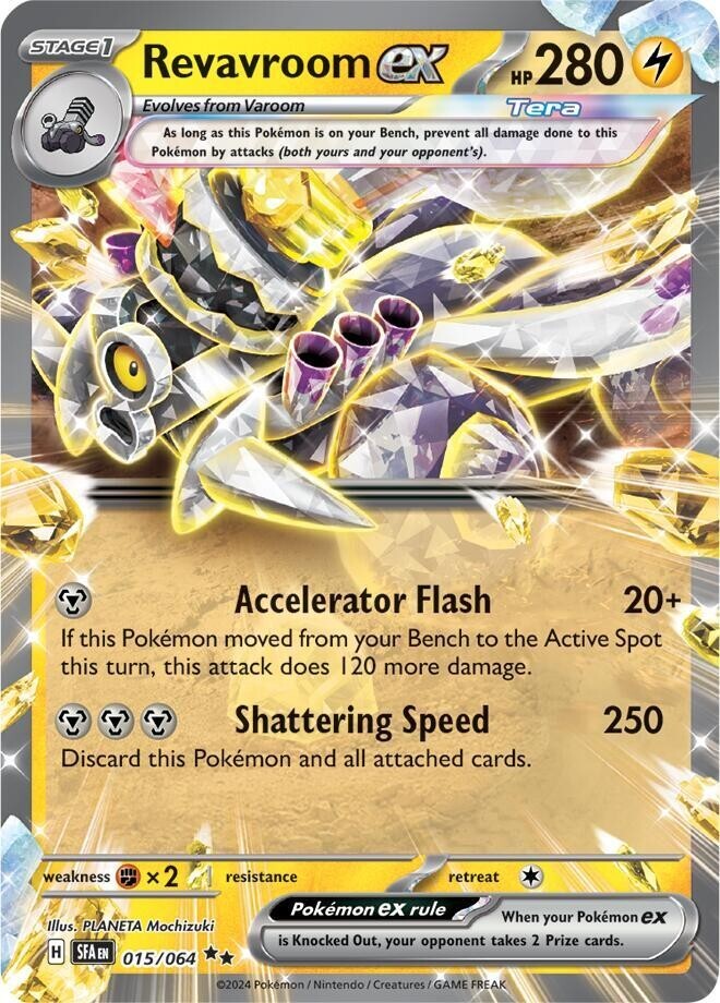 Pokémon TCG Revavroom ex 015/064 Shrouded Fable Double Rare Holo