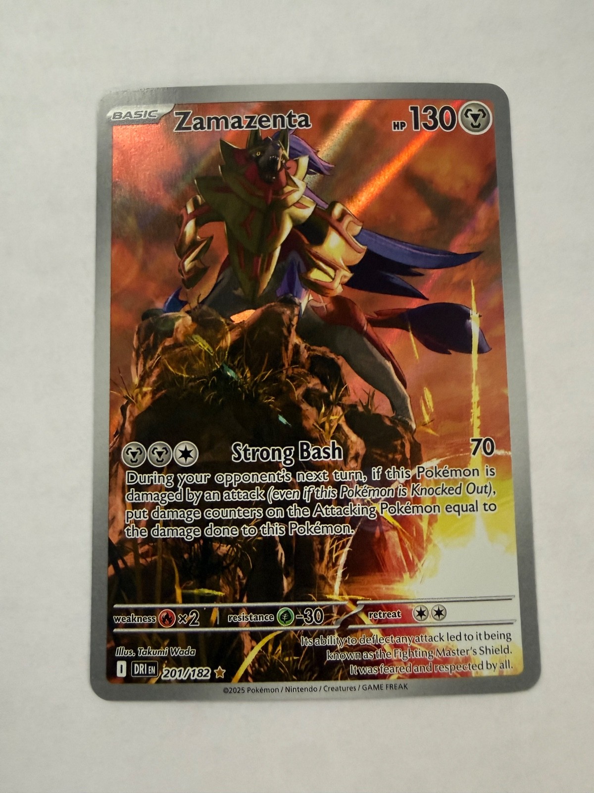 Pokémon TCG Zamazenta 201/182 – NM