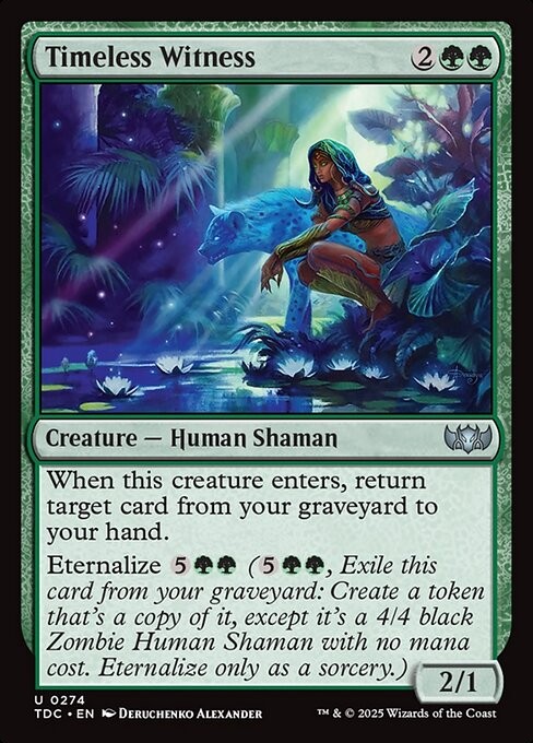 Timeless Witness 274 U Normal TDC MTG NM