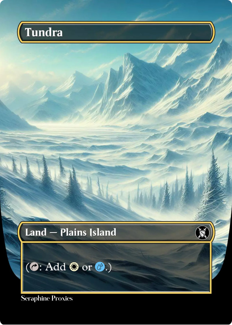 Tundra – High Quality Altered Art Custom Cards