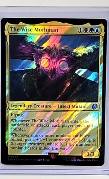 2024 MTG Magic The Gathering PIP Fallout Surge Foil #532 The Wise Mothman