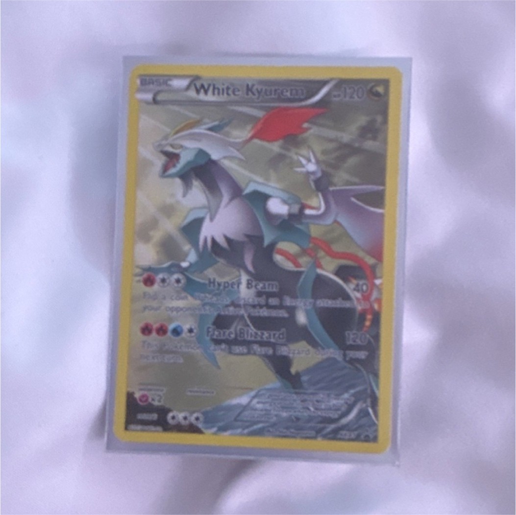 Pokémon TCG White Kyurem Dragon Basic promo card XY81 120 HP Attack 40/120