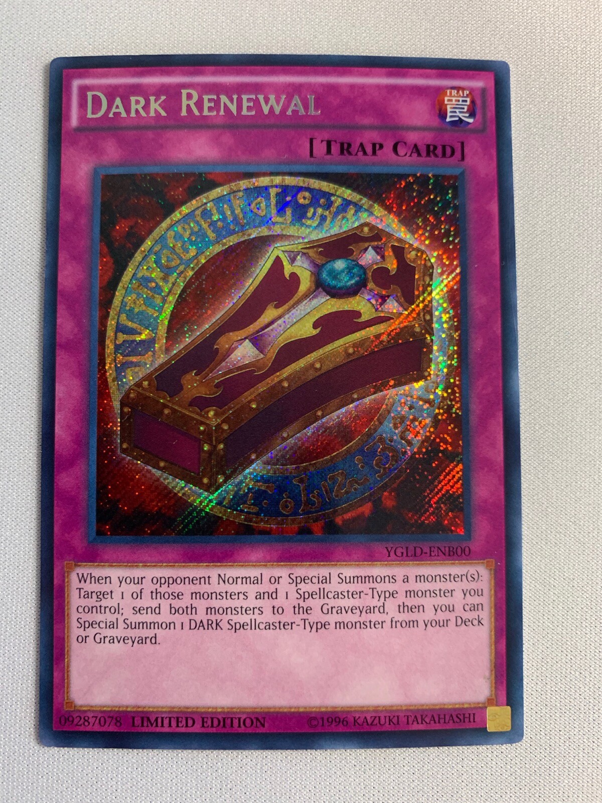 Yugioh Dark Renewal YGLD-ENB00 Secret Rare Limited Edition NM