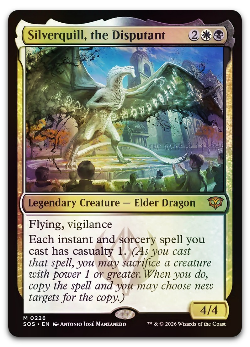 Silverquill, the Disputant #226 (Foil) (NM) Secrets of Strixhaven SOS Magic MTG