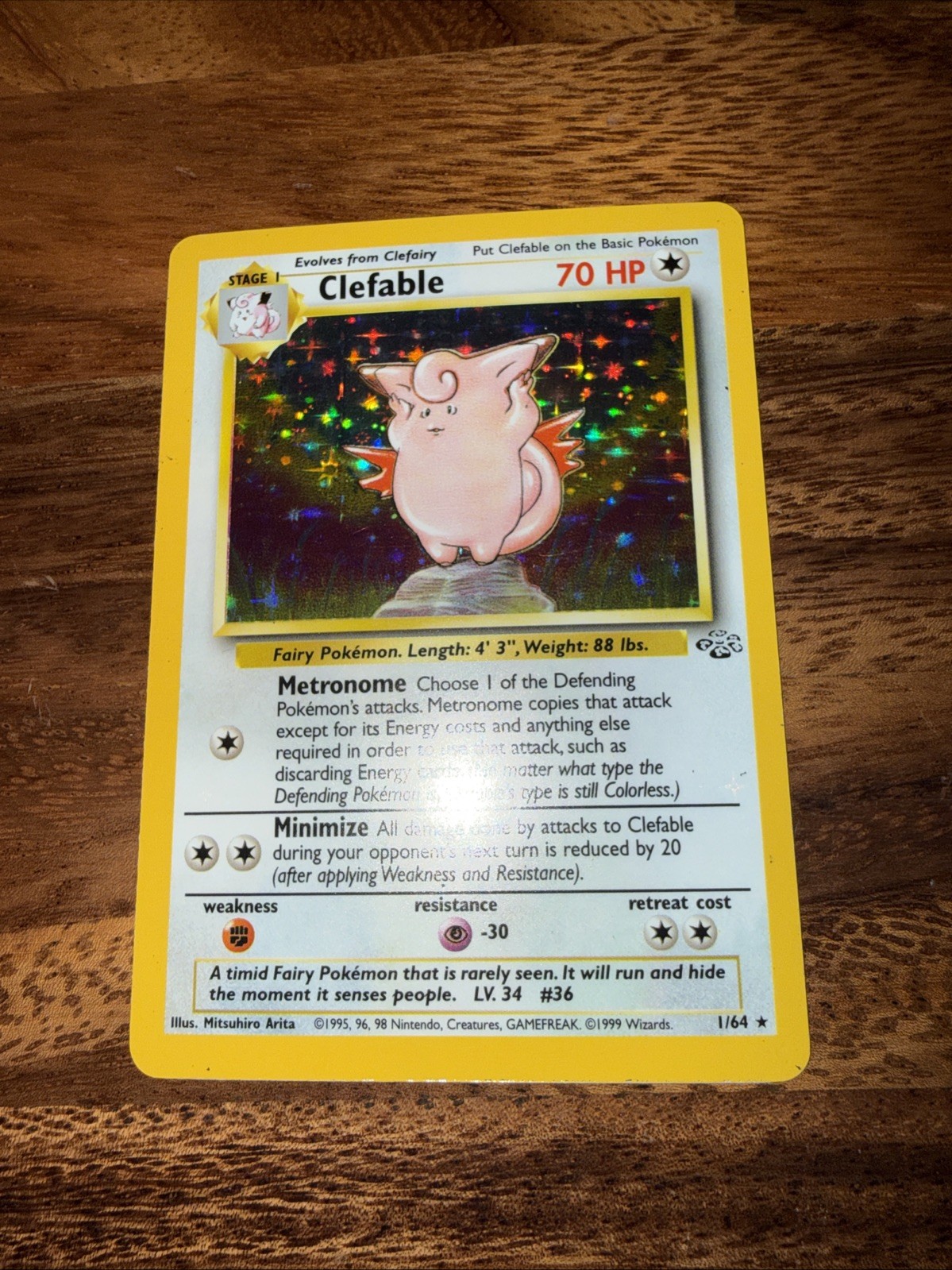 Clefable 01/64 Jungle Holo