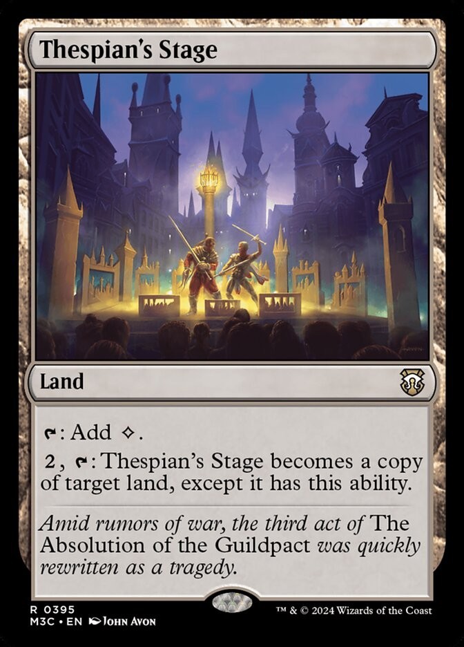 Thespian’s Stage 0395 Non Foil Rare Modern Horizons 3 MTG Near Mint
