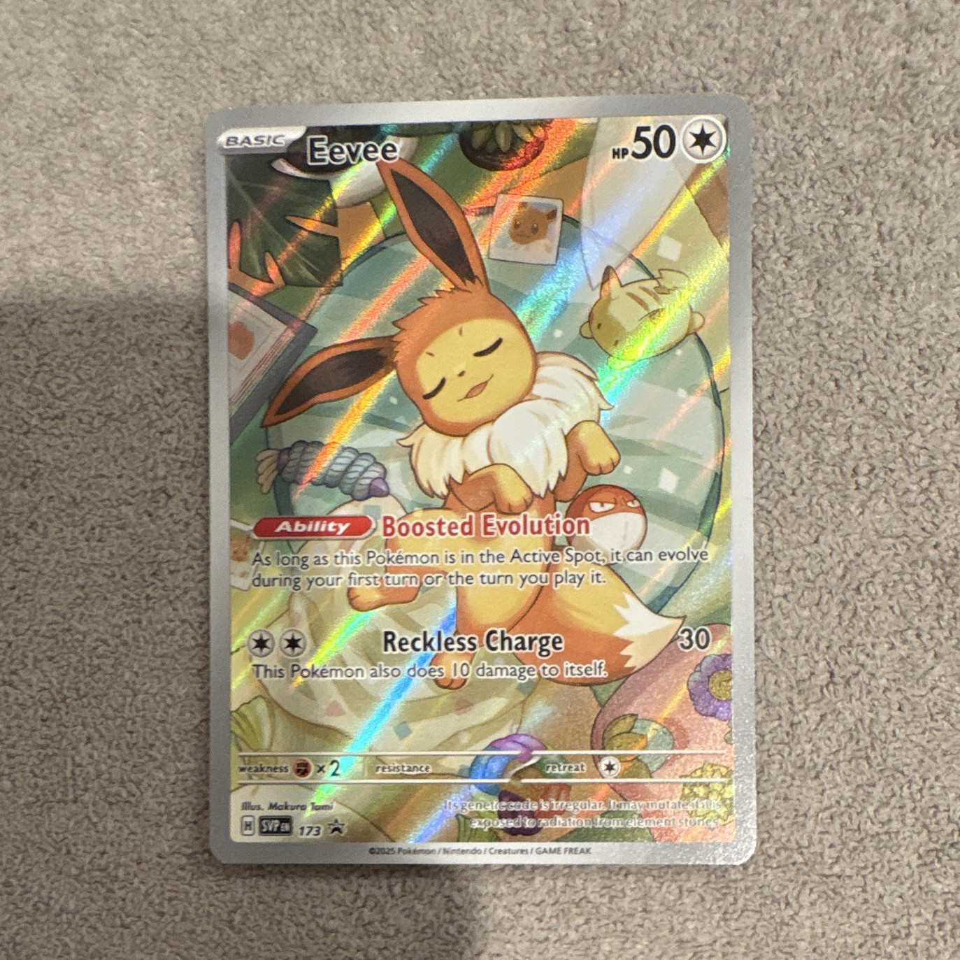 Eevee 173 SV Scarlet & Violet Promo Holo Promo 50 HP EN Makura Tami