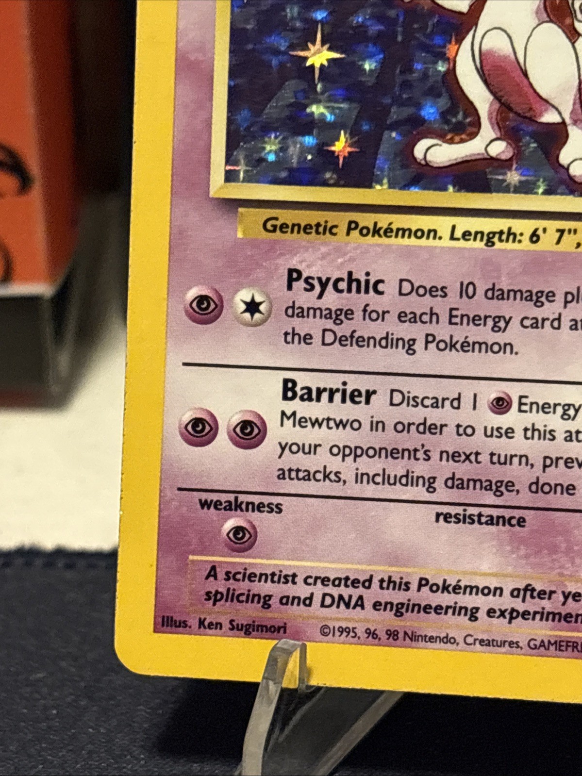 Pokémon TCG Mewtwo Base Set Holo 10/102 NM-LP