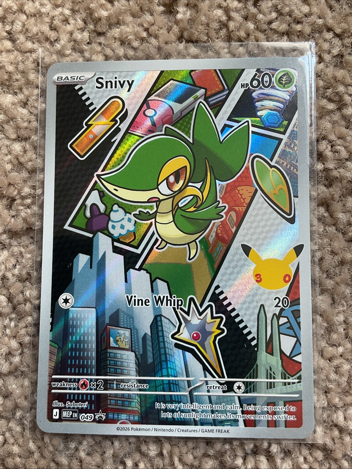 Series 2 Pokemon First Partner Illustration – Snivy 049, Tepig 050, Oshawott 051