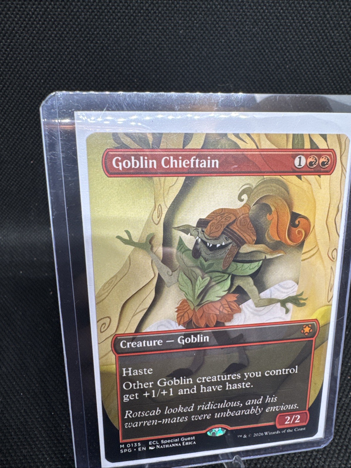 MTG Goblin Chieftain (135/165) Special Guests-SPG NM REGULAR BORDERLESS