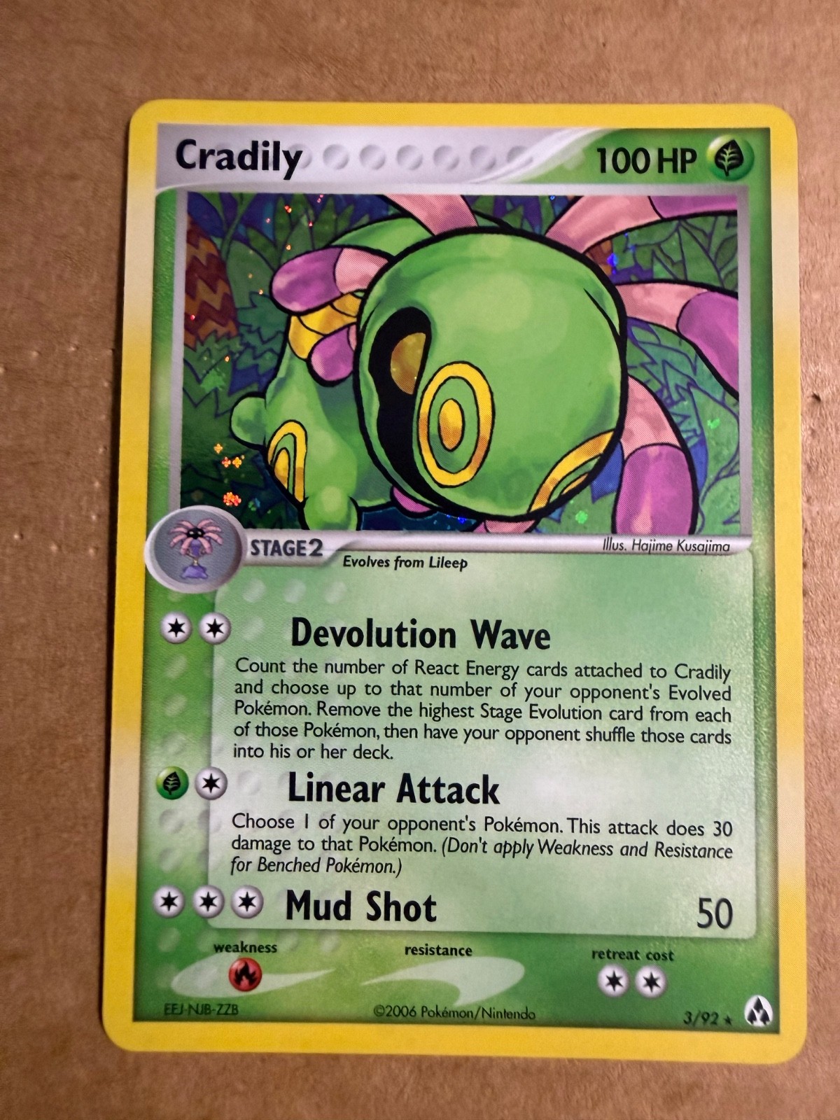 Cradily 3/92 Legend Maker Holo