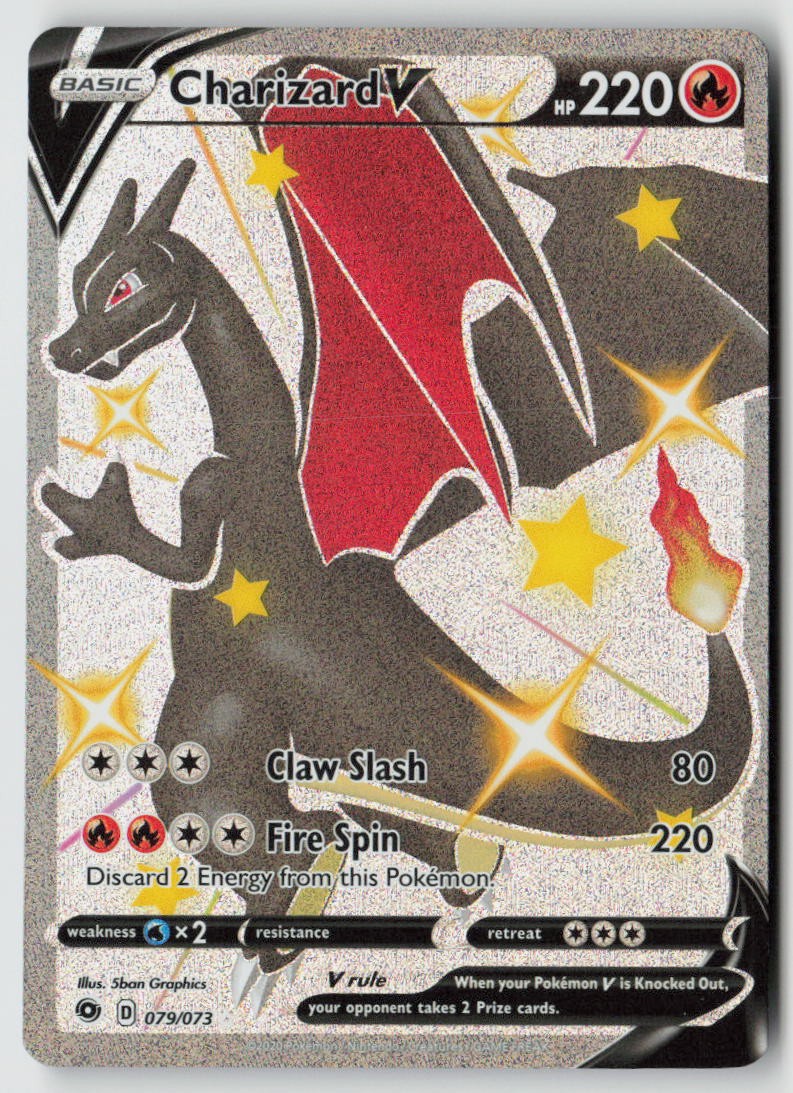 Charizard V (Secret) 79/73 – Champion’s Path Holo – PTCG