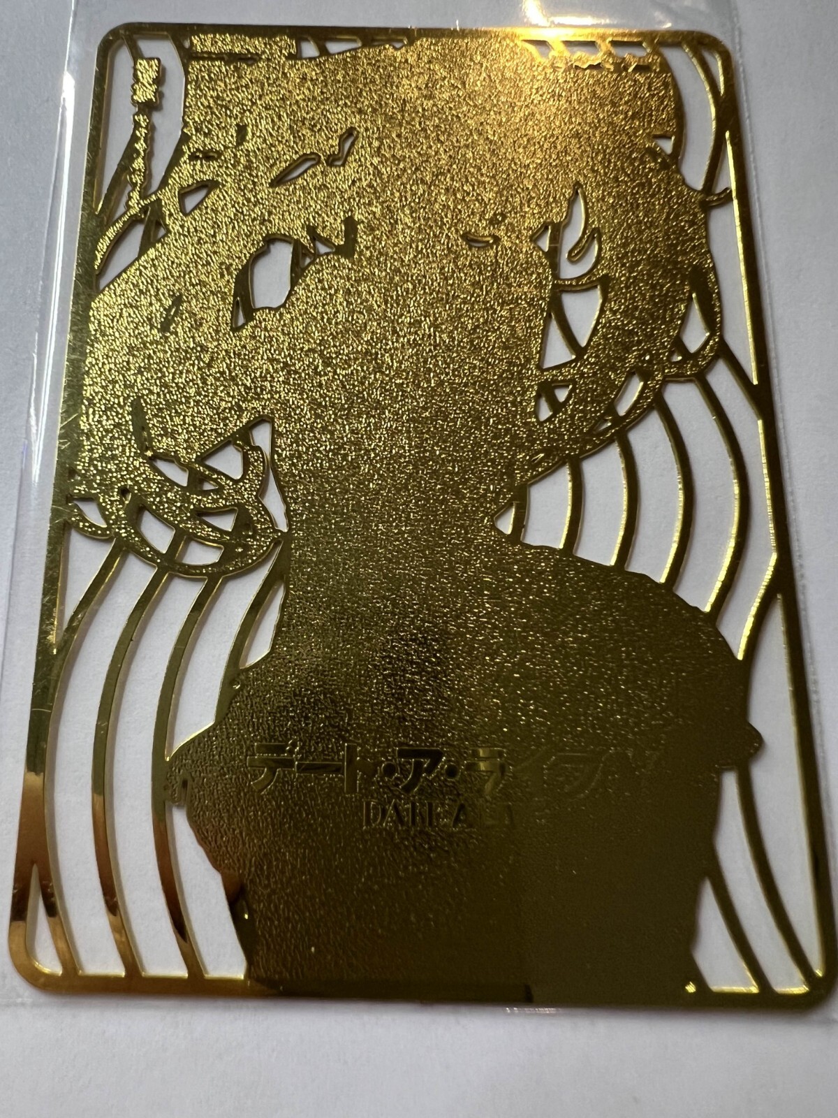 Sexy Kurumi Tokisaki Metal Card 63x88mm Goddess Story Anime Waifu Doujin DIY