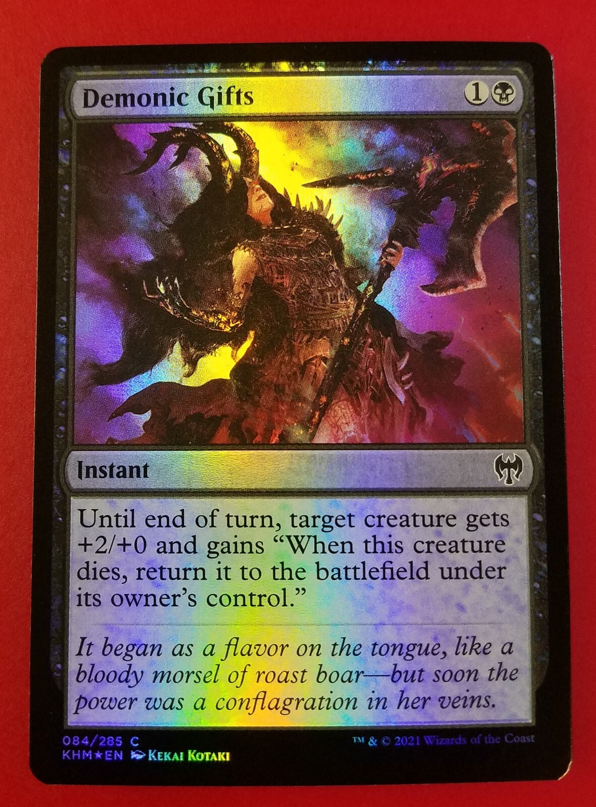 1x Demonic Gifts | FOIL | Kaldheim | MTG Magic Cards