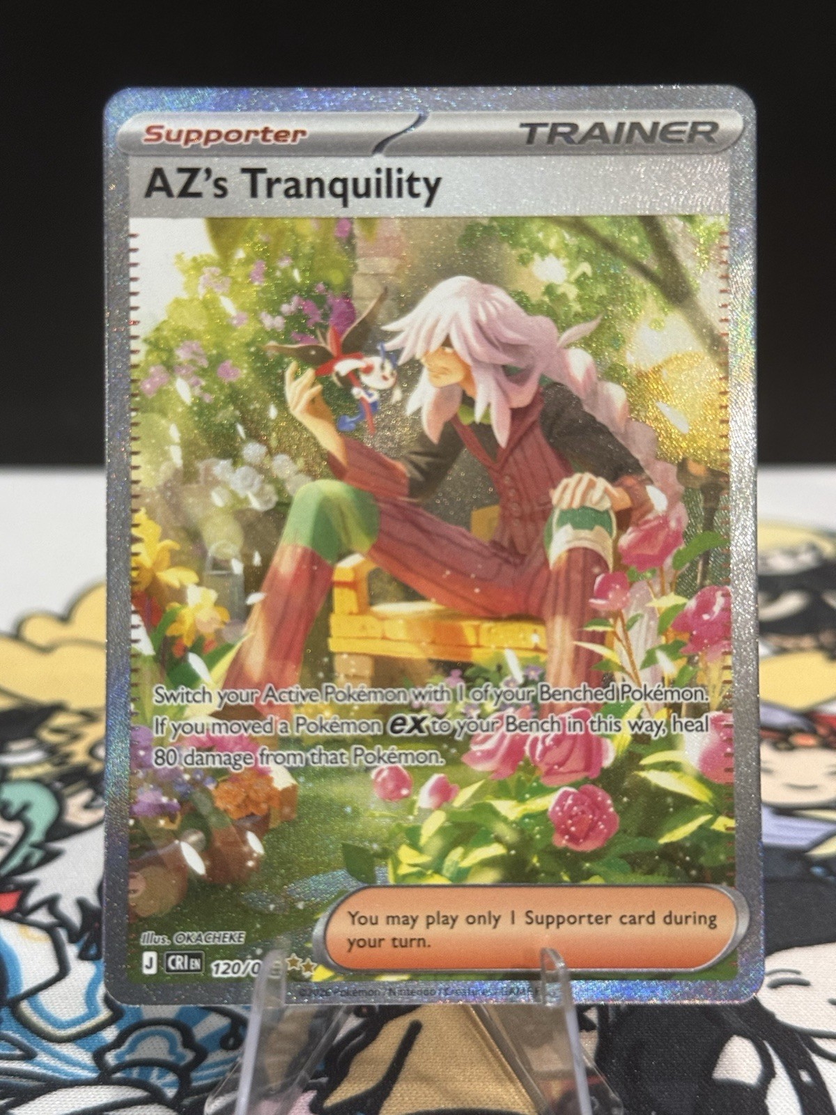 Pokémon TCG: ME04 Chaos Rising – AZ’s Tranquility SIR 120/086 – NM+