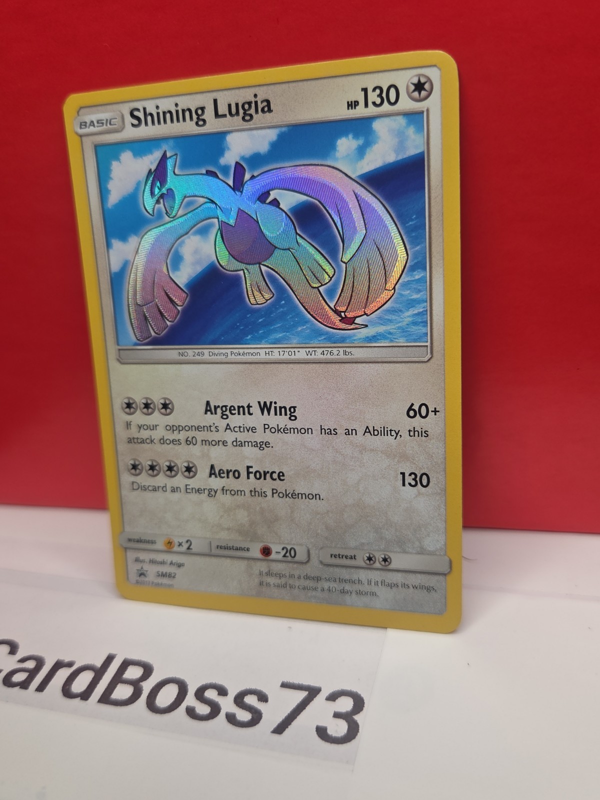 🔥 🌟 Shining Lugia – SM82 – Pokemon Sun & Moon Promo Ultra Rare Card