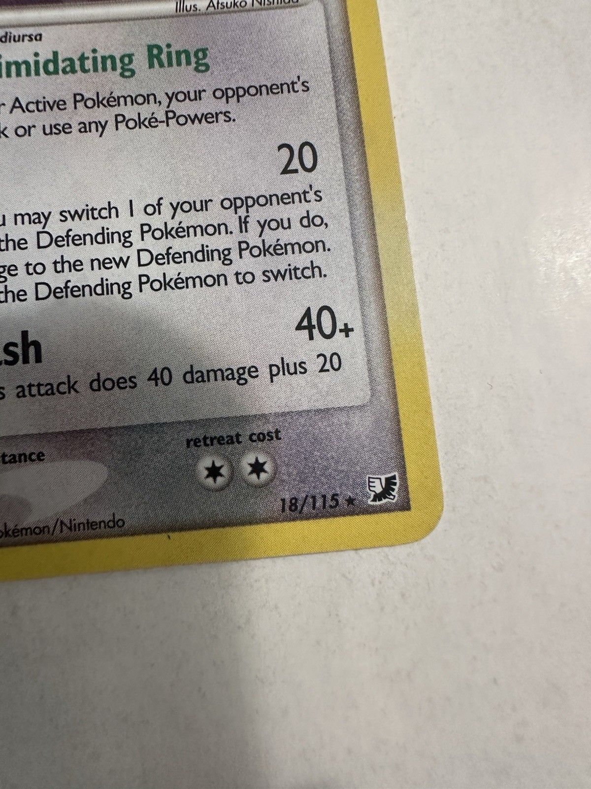 Ursaring Holo 18/115 Unseen Forces LP