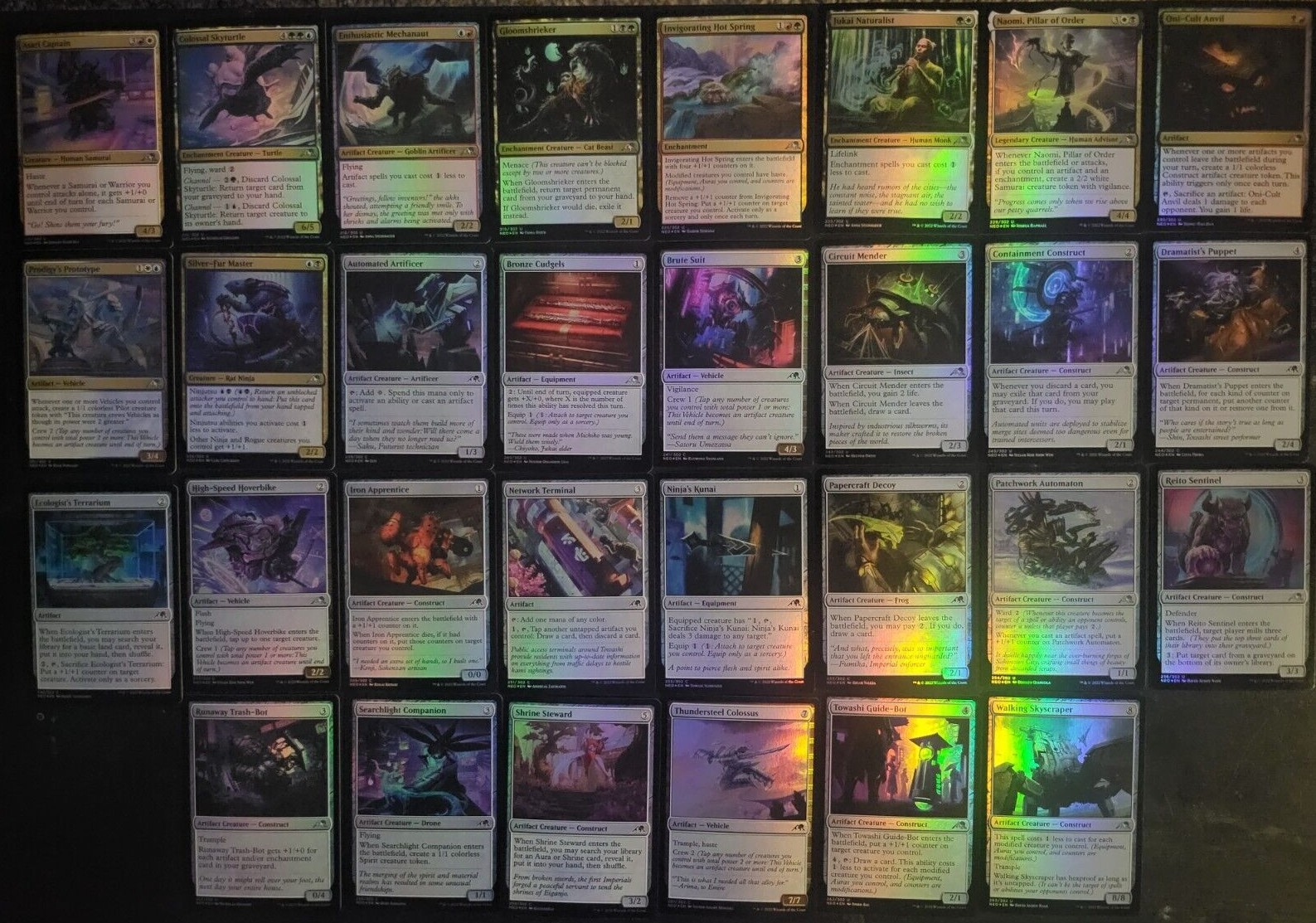 FOIL Common Uncommon Kamigawa Neon Dynasty Tamiyo Safekeeping Secluded Courtyard