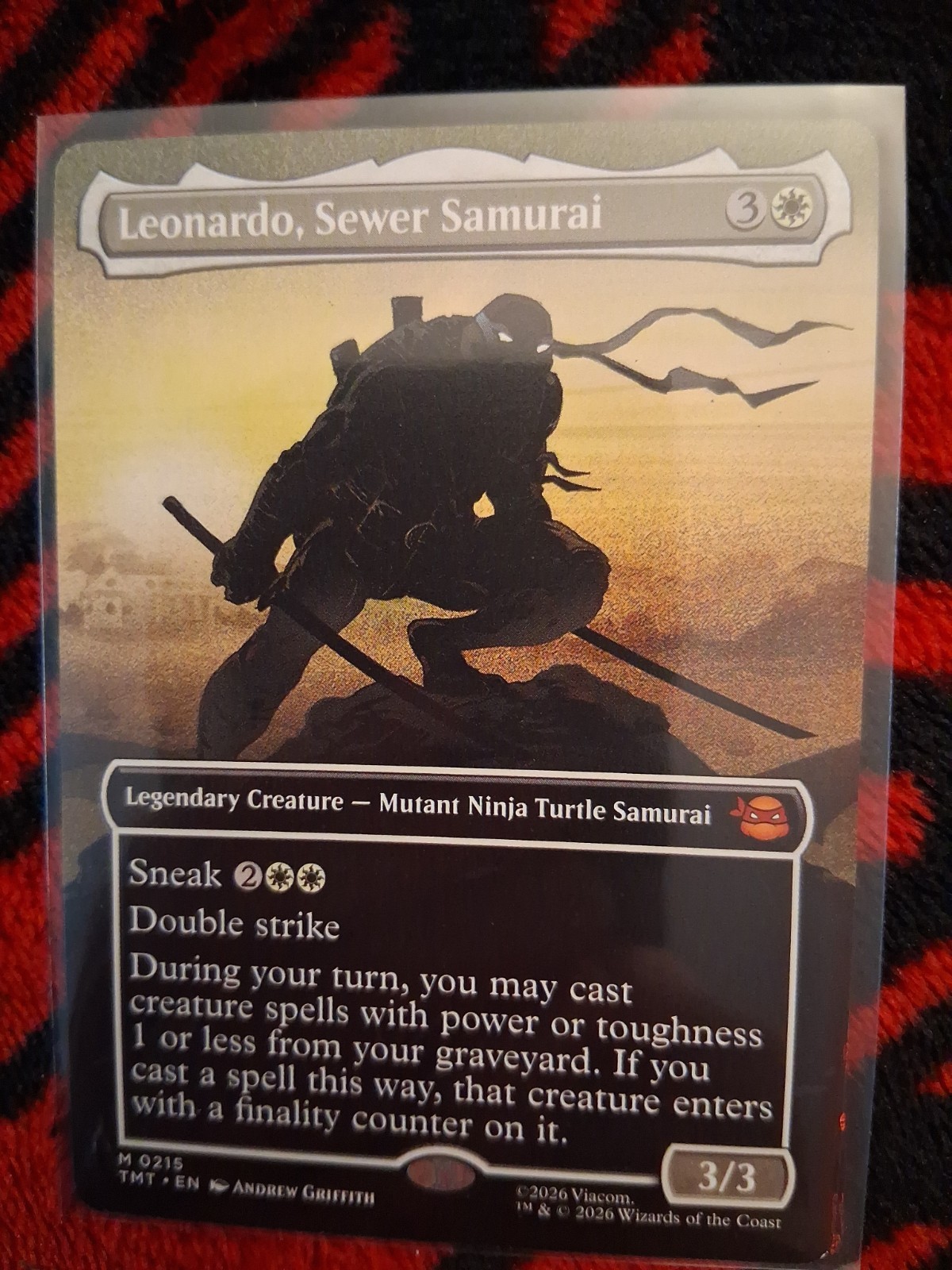 Leonardo, Sewer Samurai (Borderless) Teenage Mutant Ninja Turtles Regular