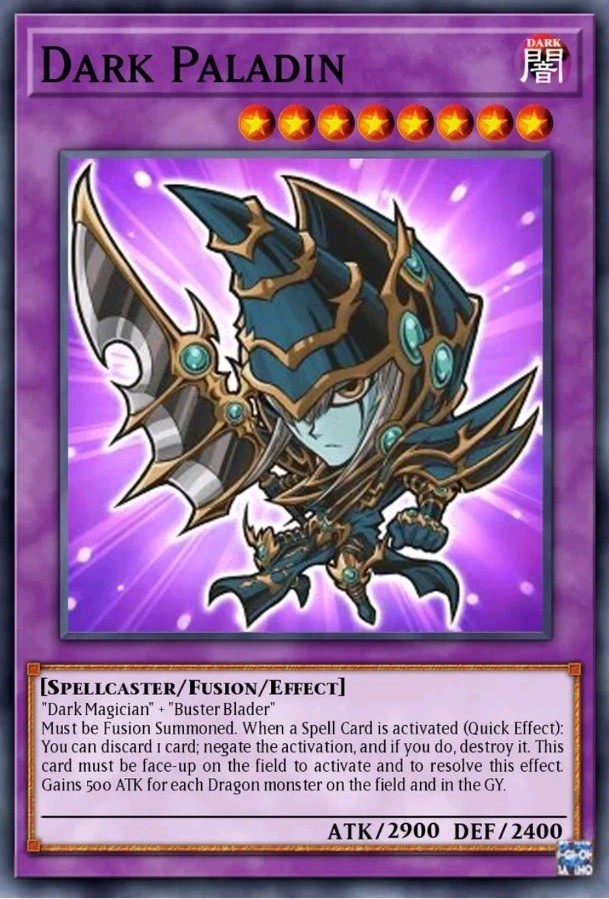 Yugioh Dark Paladin Chibi Artwork BLMM-EN008 1st Edition Secret Rare NM Presale