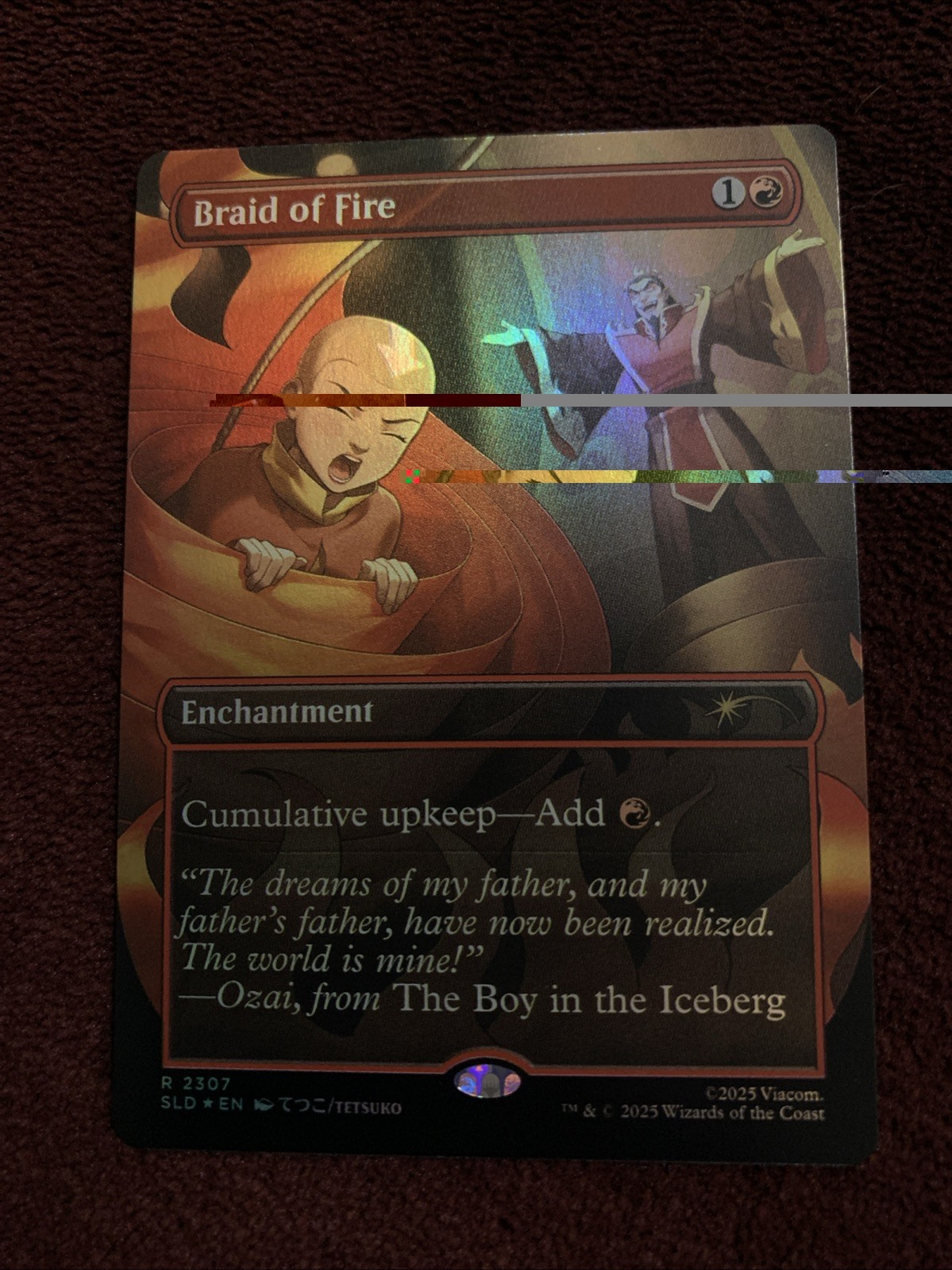 Braid of Fire (2307) (Rainbow Foil) Secret Lair Drop Foil
