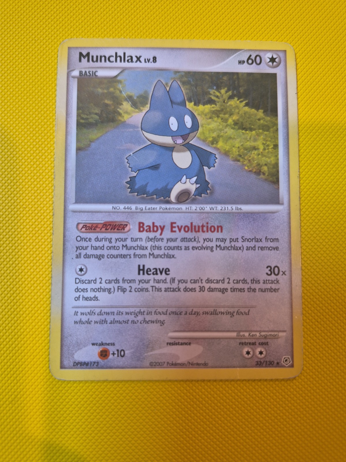 Munchlax 33/130 Diamond and Pearl Regular