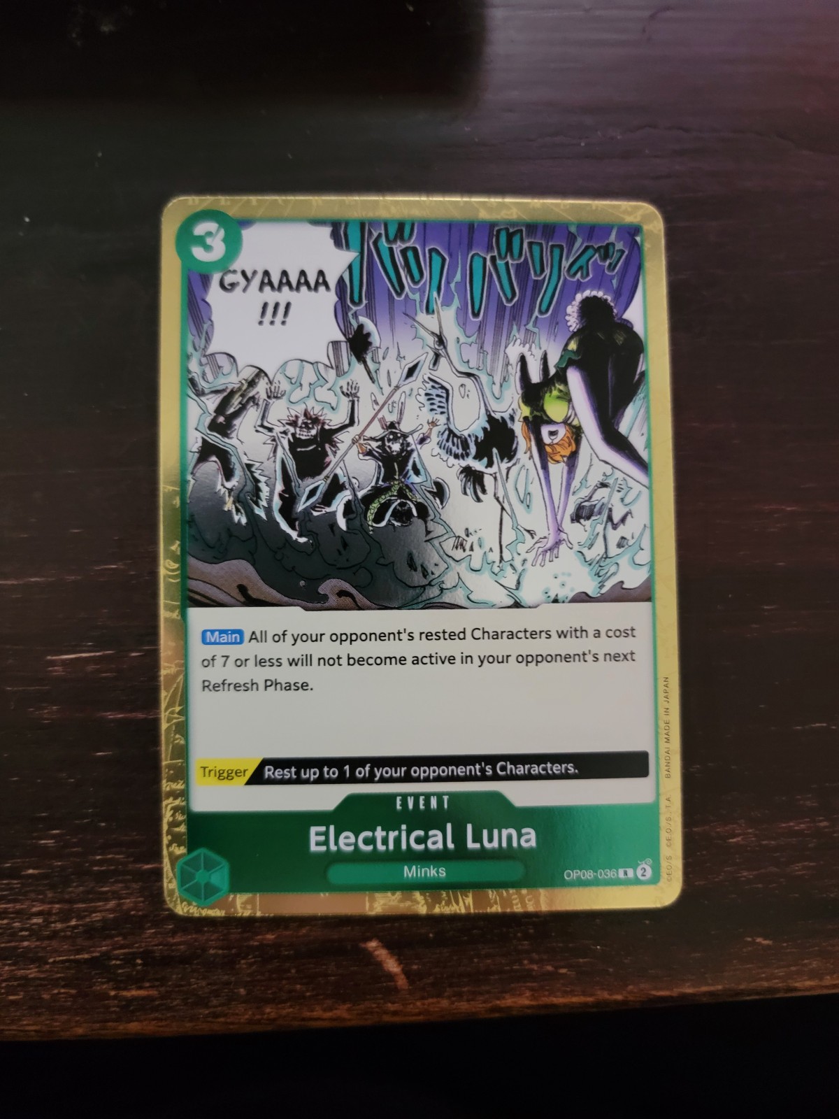 One Piece TCG Electrical Luna OP08-036