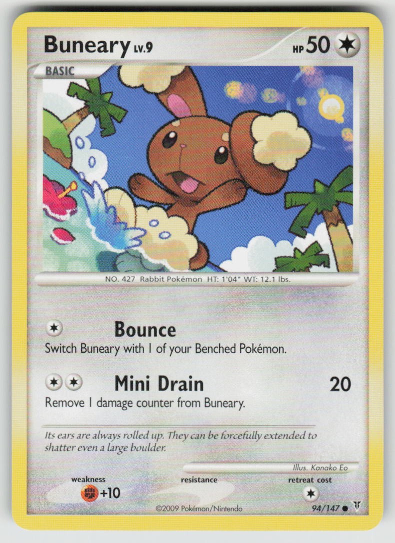 Buneary 94/147 Common Supreme Victors Pokemon Moderately Played
