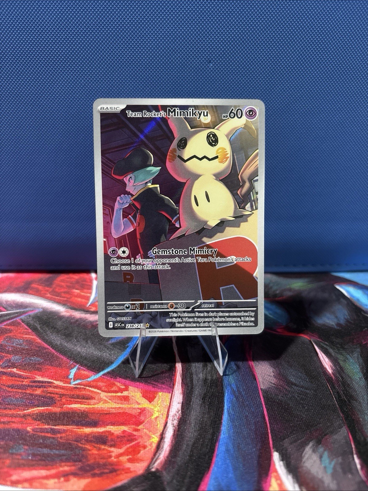 Pokémon TCG Team Roket’s Mimikyu 238/217 Illustration Rare Ascended Heroes