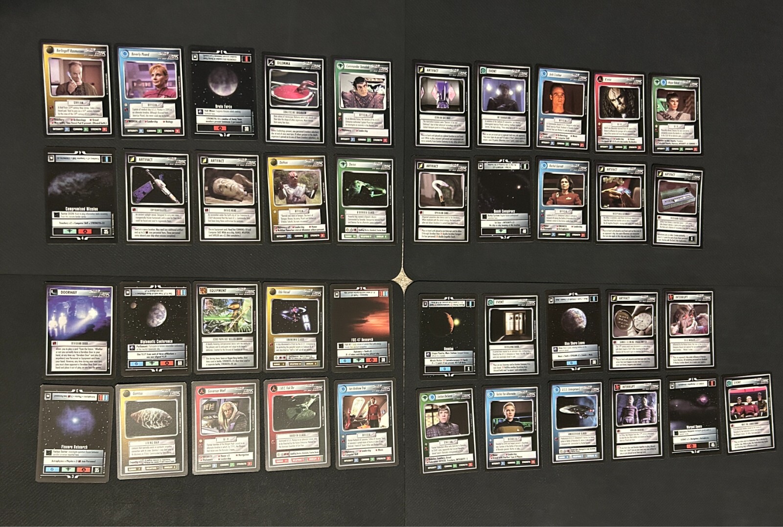 Star Trek CCG Alternate Universe Set All Common Uncommon Rare (NO ULTRA RARE)