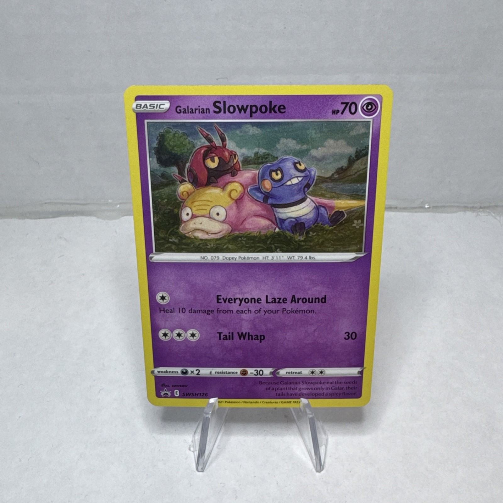 Galarian Slowpoke SWSH126 SWSH: Sword & Shield Promo Cards Holo NM
