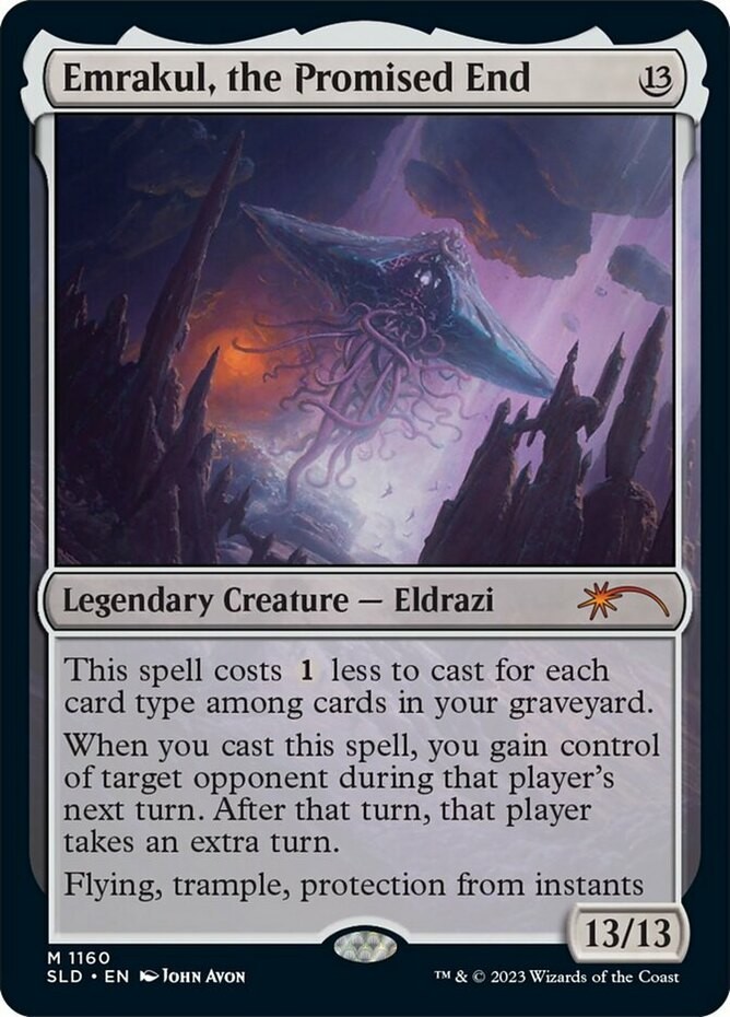 1x Emrakul, the Promised End (1160 SLD) – Foil MTG Secret Lair Series NM Magic F