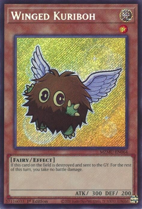 *** WNIGED KURIBOH *** 1ST EDITION SECRET RARE (CHIBI) MZMU-EN064 YUGIOH