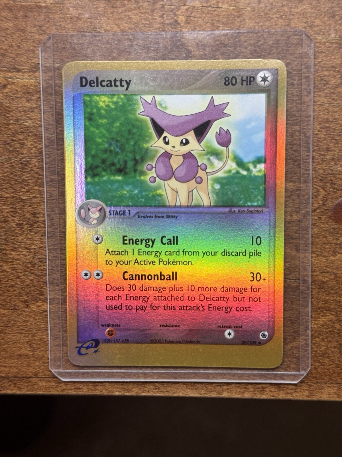 Delcatty 29/109 Reverse Holo Uncommon Pokémon Card 2003 Ruby & Sapphire