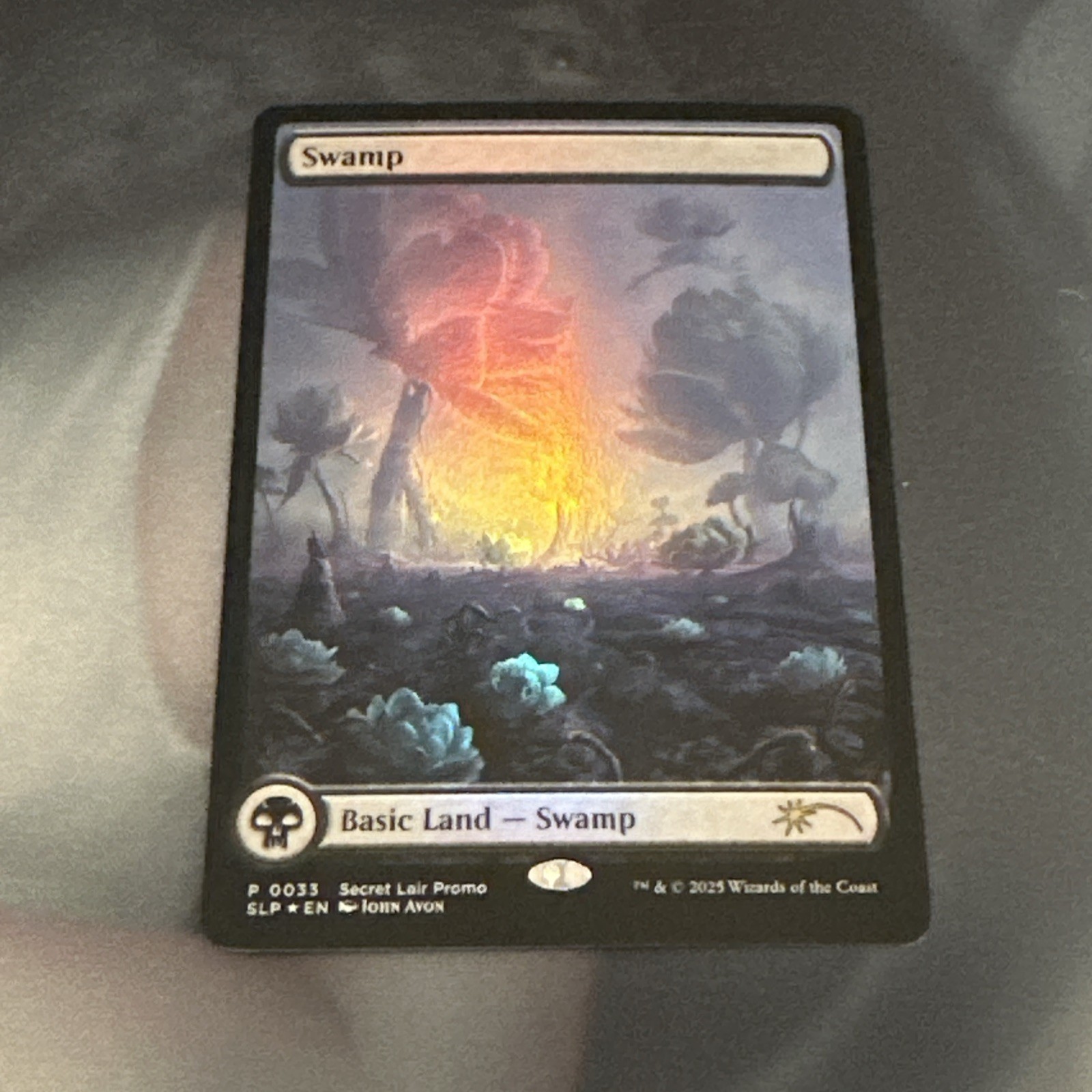 MagicCon Las Vegas 2025 Secret Lair FOIL Promo Swamp NM 0033 by John Avon