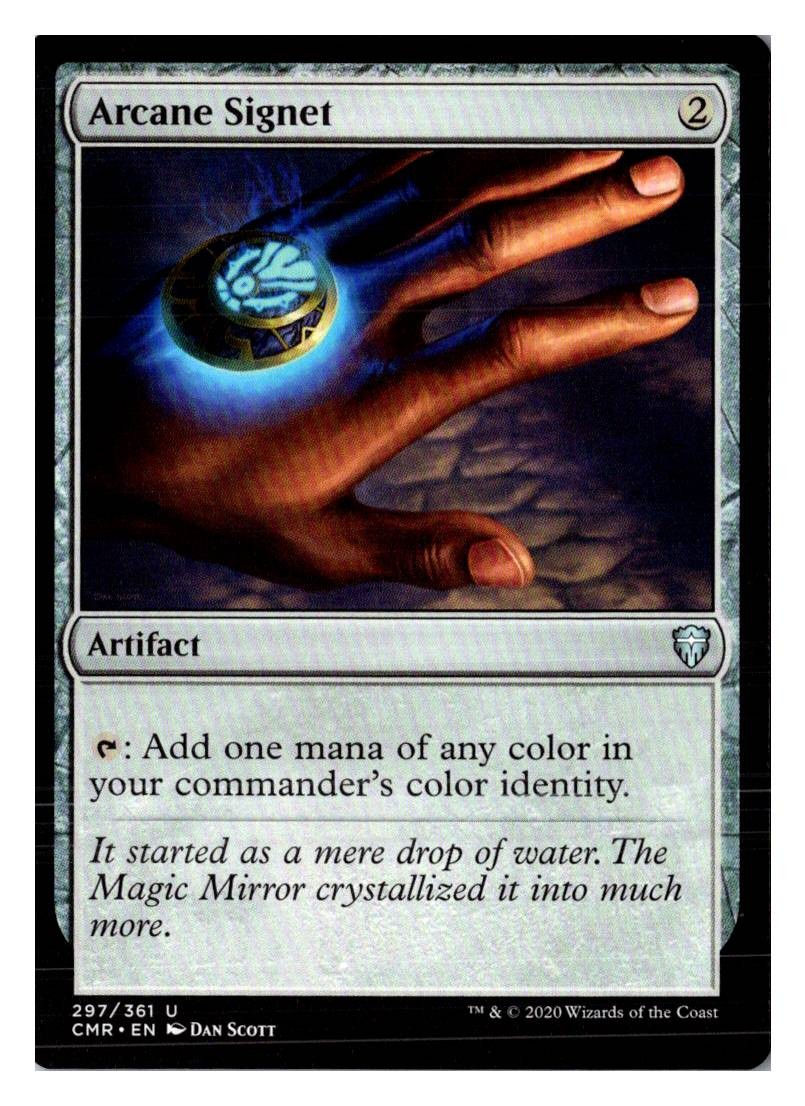 Magic MTG Arcane Signet 297 UC Commander Legends English Card Near Mint