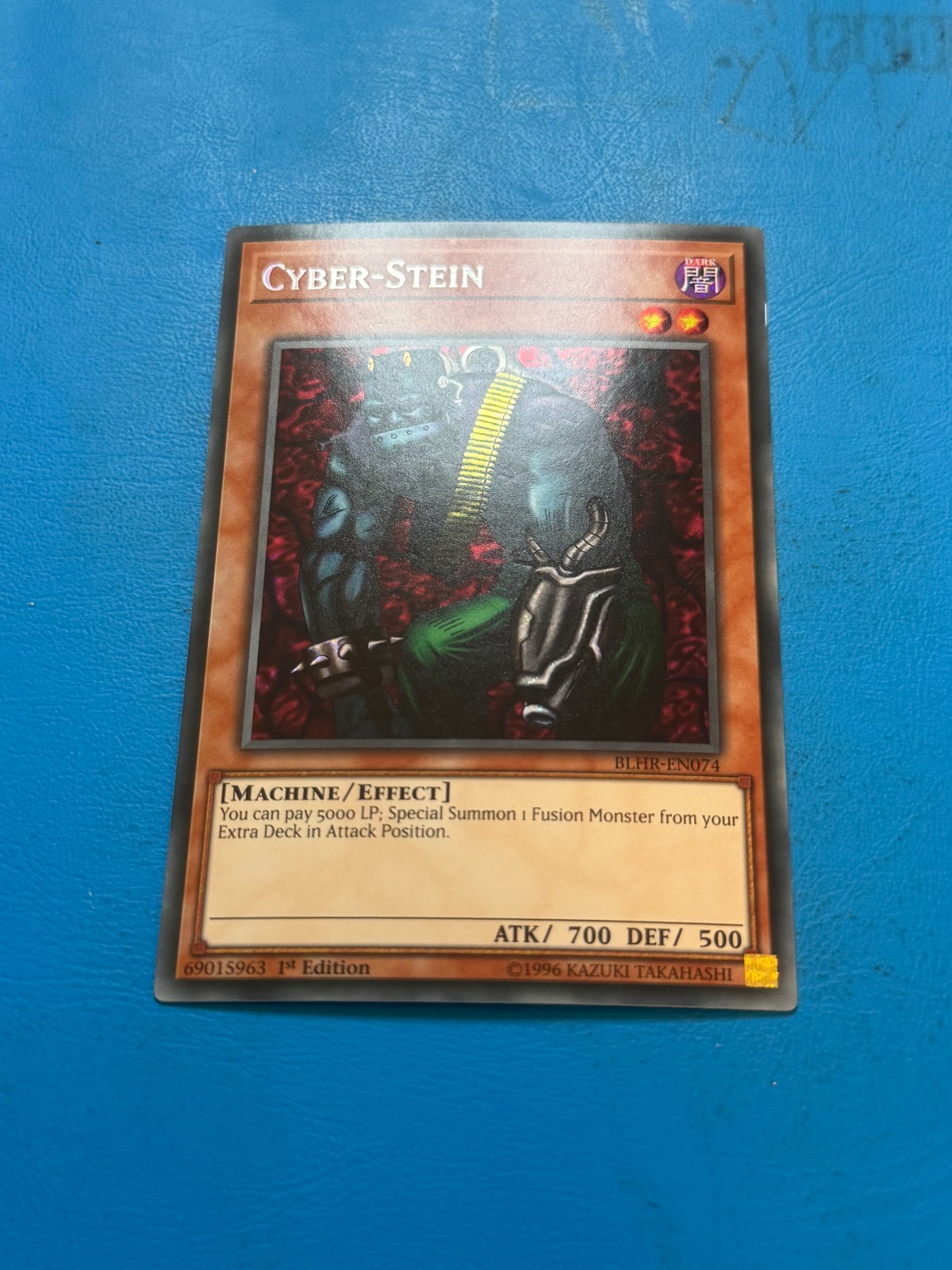 YUGIOH Secret Rare Cyber-Stein BLHR-EN074 1st Edition