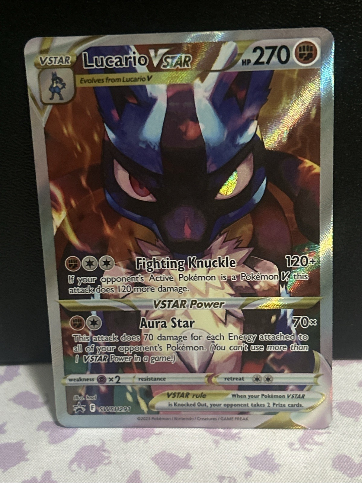 Lucario VSTAR SWSH291 SWSH: Sword & Shield Promo Cards Holo