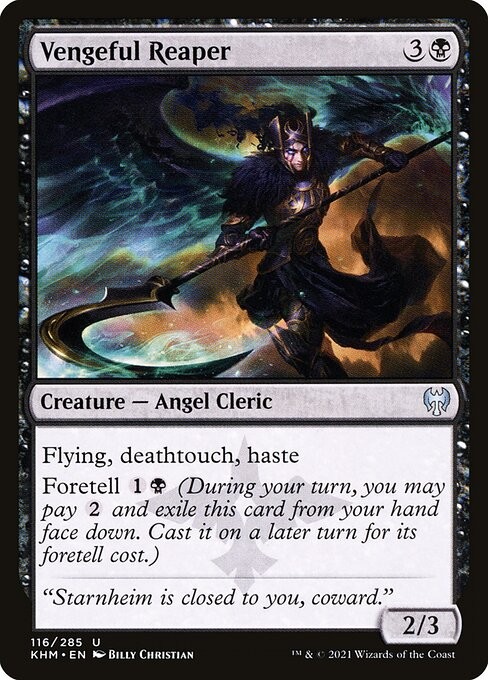 Vengeful Reaper Foil Kaldheim 116 NM MTG