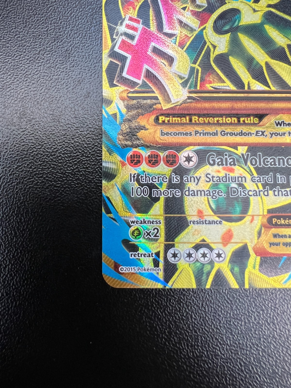 Pokemon Primal Groudon EX 97/98 Ancient Origins Full Art Holo Lightly Played!!