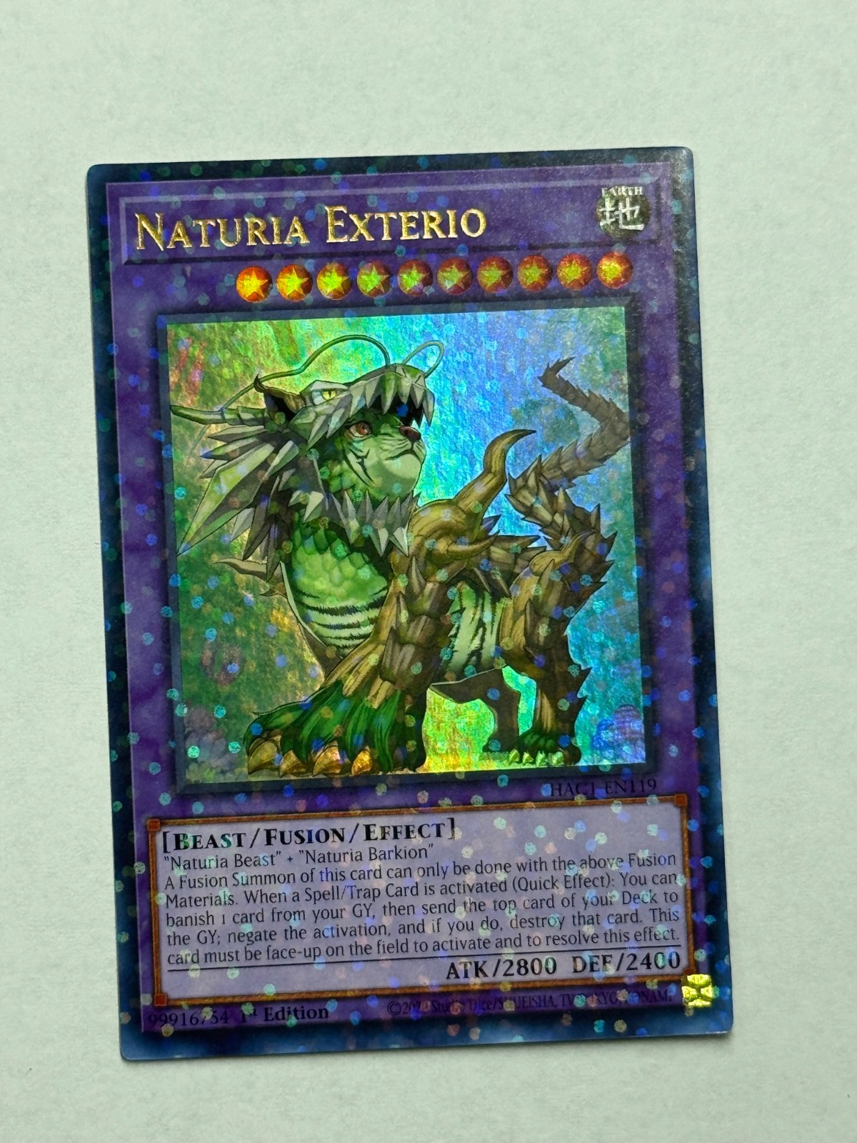 Naturia Exterio (Duel Terminal) HAC1-EN119 Hidden Arsenal: Chapter 1 1st Edition