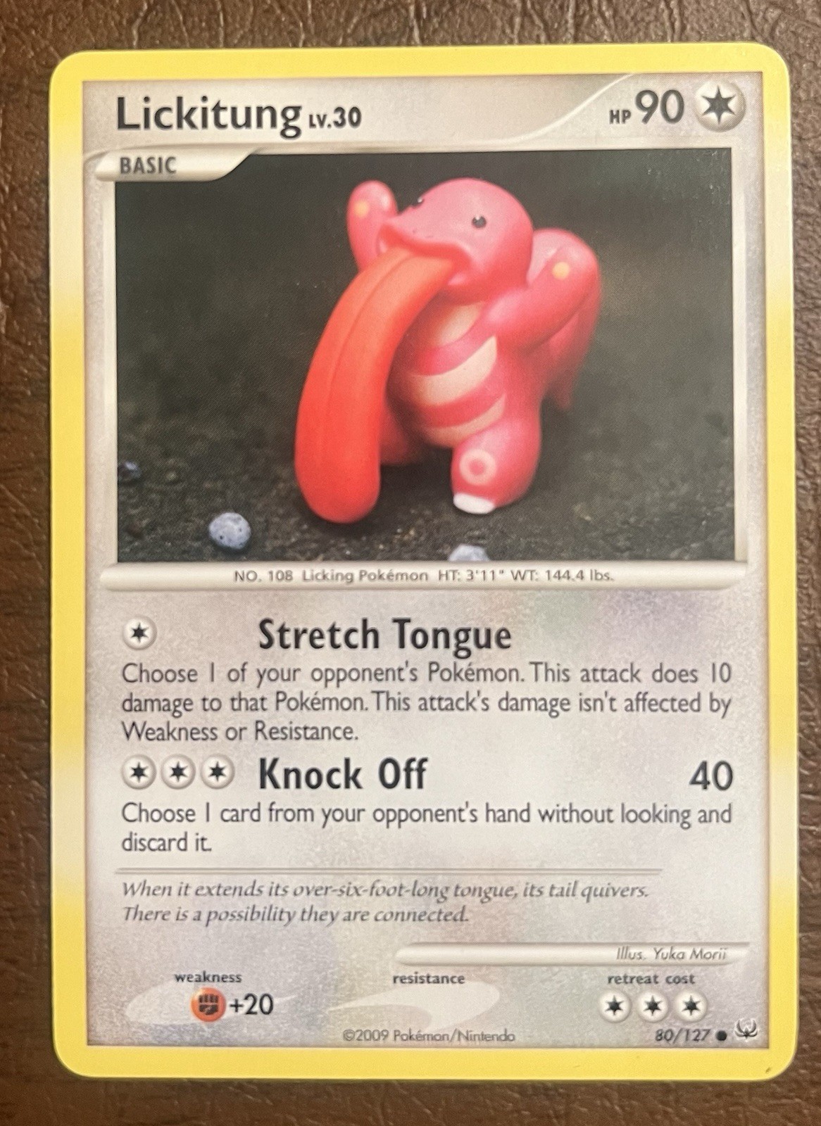 Lickitung Common Platinum 80/127 NM Yuka Morii
