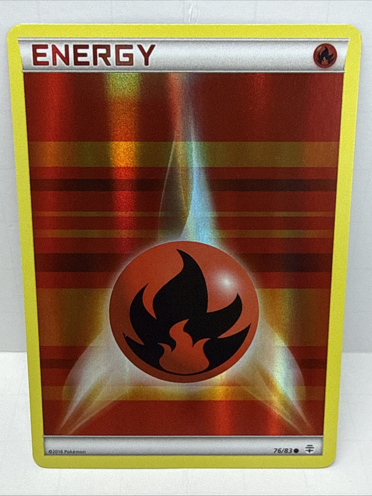 FIRE ENERGY 76/83 COMMON GENERATIONS POKEMON REVERSE HOLO NM