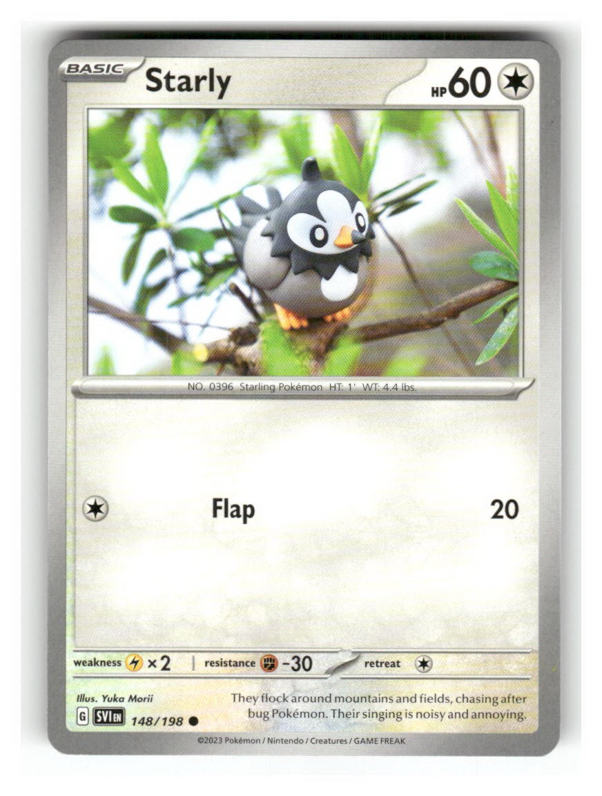 Starly – 148/198 – NM – Scarlet & Violet Base Set