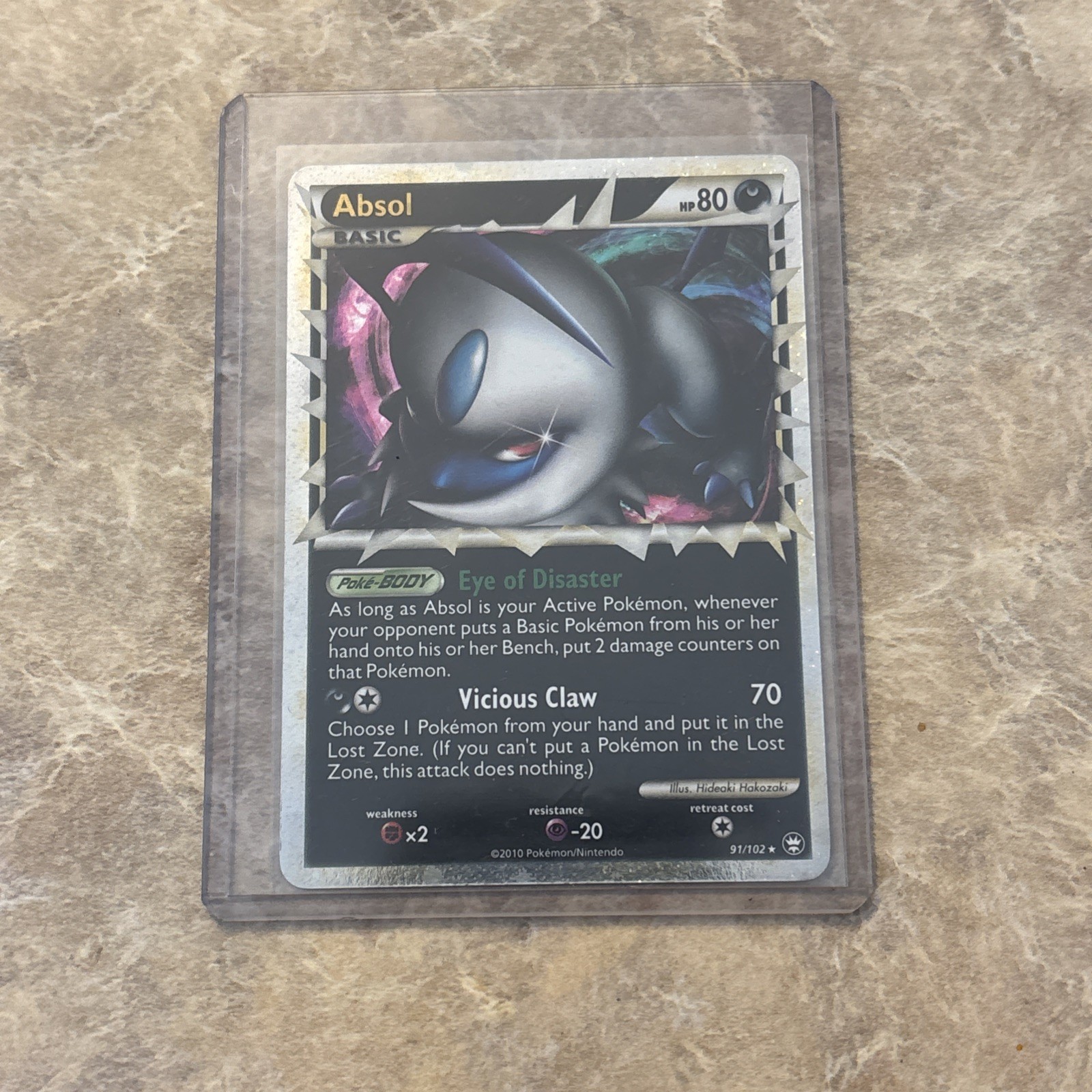 Absol Prime Triumphant Full Art Holo Card