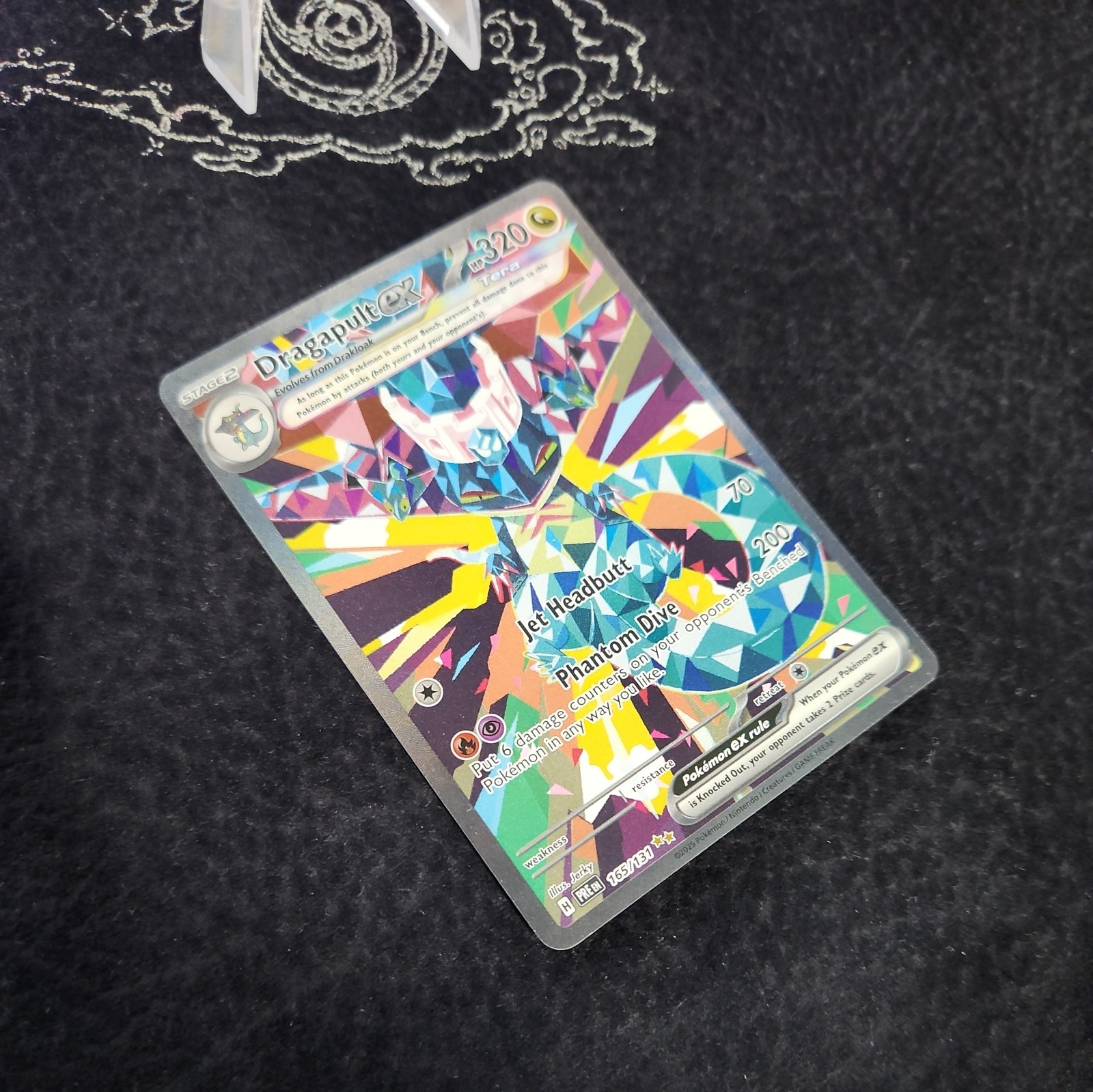 Dragapult ex 165/131 Sv Prismatic Evolutions SIR Full Art Holo 320 HP – NMT
